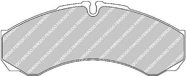 Комплект тормозных колодок, диско FSL1102 FERODO