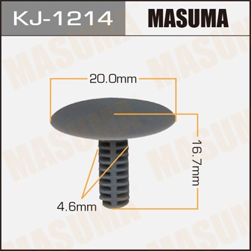 Клипса крепежная KJ1214 MASUMA