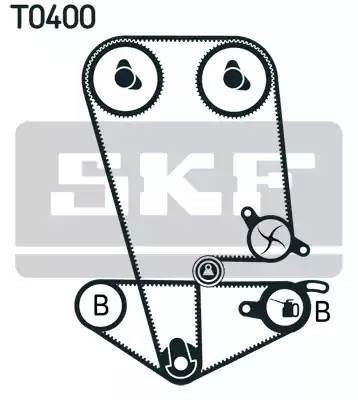 Комплект ремня ГРМ VKMA93014 SKF