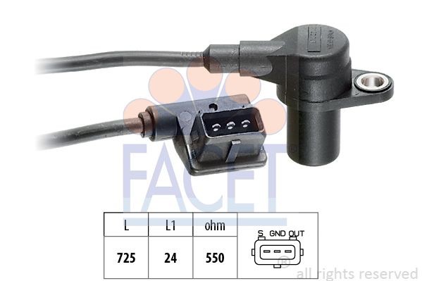 Коммутатор, система зажигания 94006 FACET