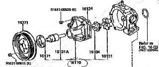 Водяной насос PQ297 JAPAN PARTS GROUP