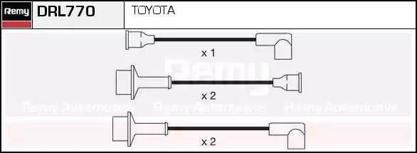Ккомплект проводов зажигания DRL770 DELCO REMY