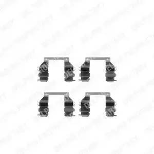 Комплектующие, колодки дискового тормоза LX0200 DELPHI