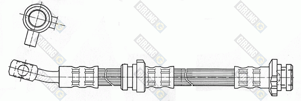 Тормозной шланг 9004420 GIRLING