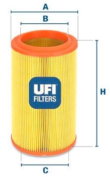 Воздушный фильтр 27.366.00 UFI
