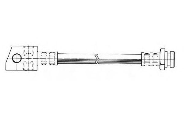 Тормозной шланг FHY2426 FERODO