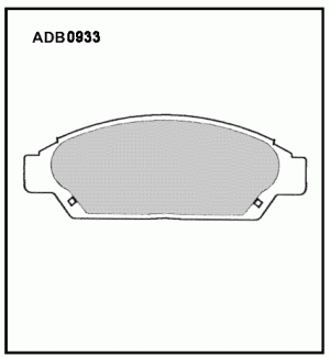 Колодки тормозные дисковые ADB0933 ALLIED NIPPON