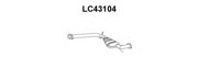Предглушитель выхлопных газов LC43104 VENEPORTE