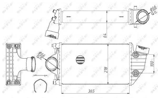 Интеркулер 30441 NRF