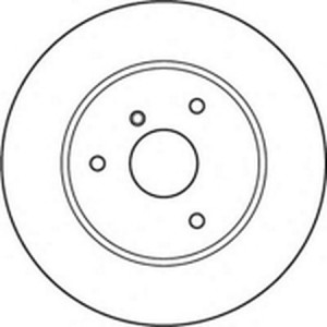 Тормозной диск 562155B BENDIX JURID
