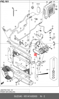Поликлиновой ремень 95141-65D00 SUZUKI