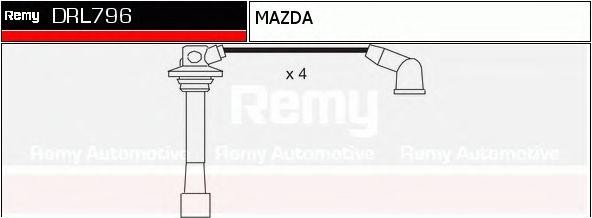 Ккомплект проводов зажигания DRL796 DELCO REMY