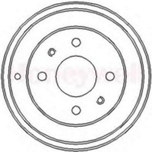 Тормозной барабан 329007B BENDIX JURID