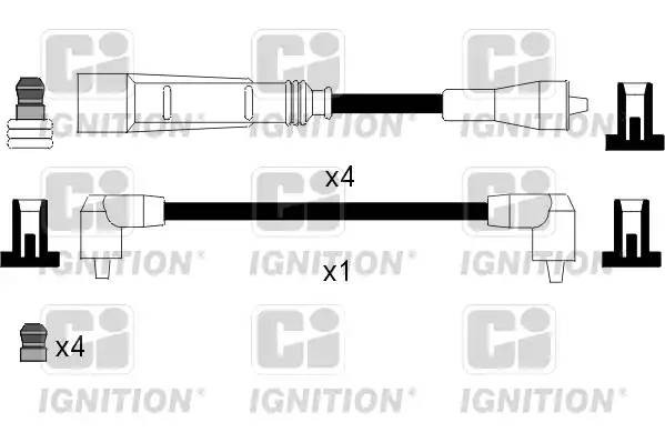 Ккомплект проводов зажигания XC905 QUINTON HAZELL
