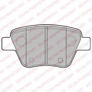 Колодки тормозные дисковые LP2178 DELPHI