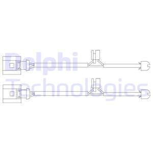 Сигнализатор, износ тормозных колодок LZ0200 DELPHI