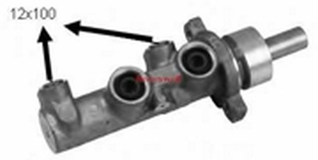 Главный тормозной цилиндр 133086B BENDIX JURID