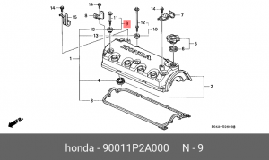 Деталь 90011P2A000 HONDA