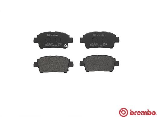 Комплект тормозных колодок, диско P83051 BREMBO