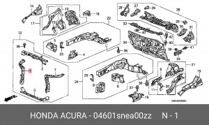 Деталь 04601SNEA00ZZ HONDA