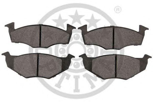Комплект тормозных колодок, диско 10106 OPTIMAL