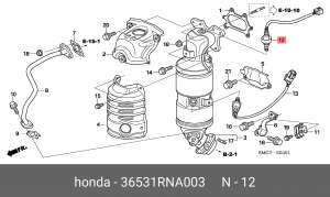 Лямбда-зонд 36531RNA003 HONDA