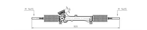 Рулевой механизм DSR065L DELCO REMY