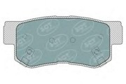 Комплект тормозных колодок, диско SP326 SCT