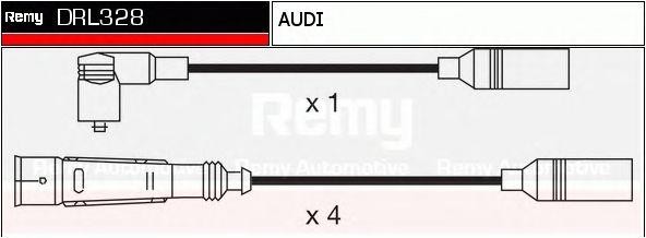 Ккомплект проводов зажигания DRL328 DELCO REMY