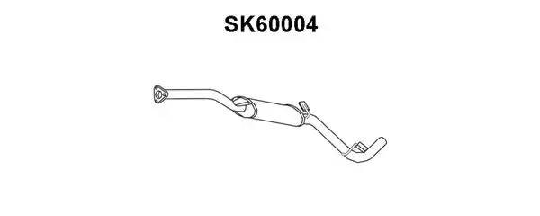 Предглушитель выхлопных газов SK60004 VENEPORTE