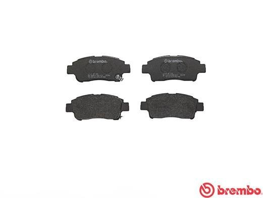 Комплект тормозных колодок, диско P83050 BREMBO