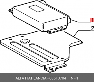 Блок управления, система зажигания 60513704 ALFA FIAT LANCIA
