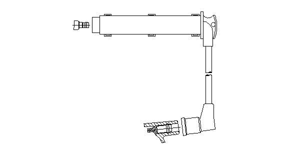 Провод зажигания 86160 BREMI