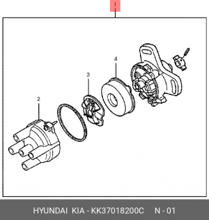 Деталь KK37018200C HYUNDAI KIA
