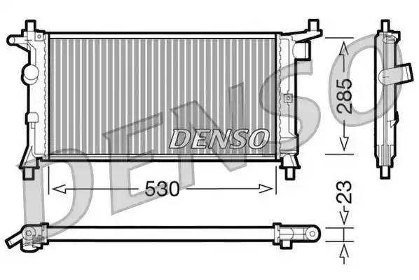 Радиатор, охлаждение двигател DRM20037 DENSO