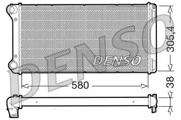 Радиатор, охлаждение двигател DRM09103 DENSO