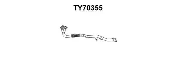 Выпускной трубопровод TY70355 VENEPORTE