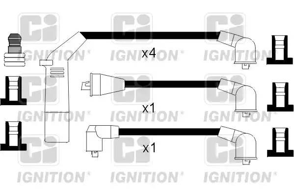 Ккомплект проводов зажигания XC884 QUINTON HAZELL