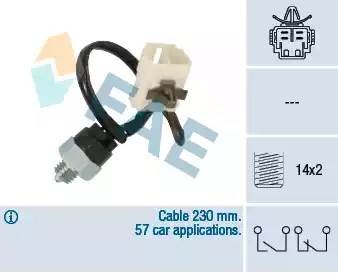 Выключатель, фара заднего хода 41280 FAE