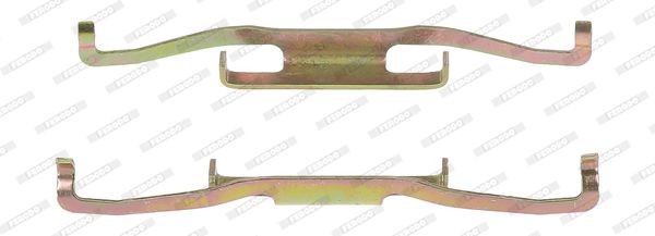 Комплектующие, колодки дискового тормоза FBA444 FERODO
