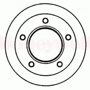Тормозной диск 561876B BENDIX JURID