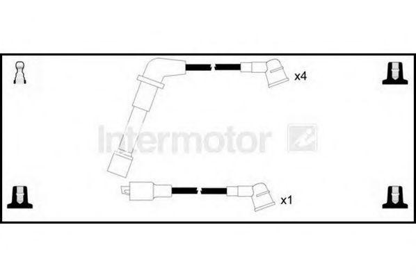 Ккомплект проводов зажигания 73091 STANDARD