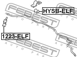 Стойка стабилизатора 1223-ELF FEBEST