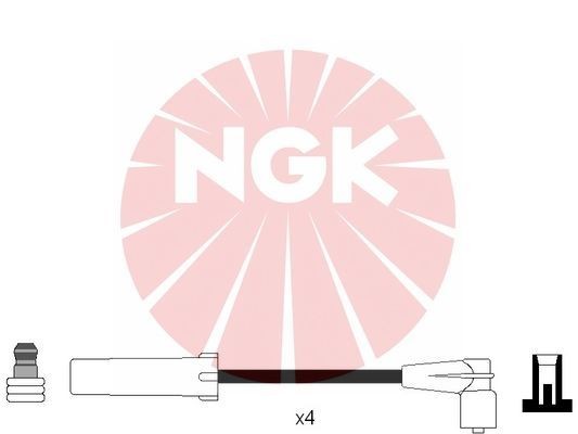 Ккомплект проводов зажигания 4054 NGK NTK