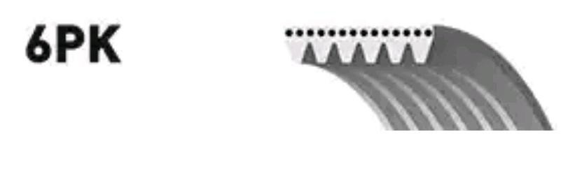 Поликлиновой ременный комплект 6-PK-1203 GATES