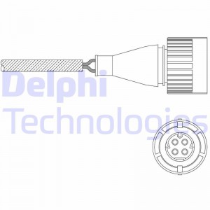 Лямбда-зонд ES11048-12B1 DELPHI