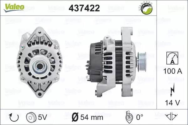 Генератор 437422 VALEO PHC