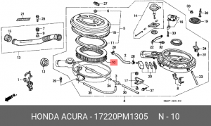 Воздушный фильтр 17220PM1305 HONDA