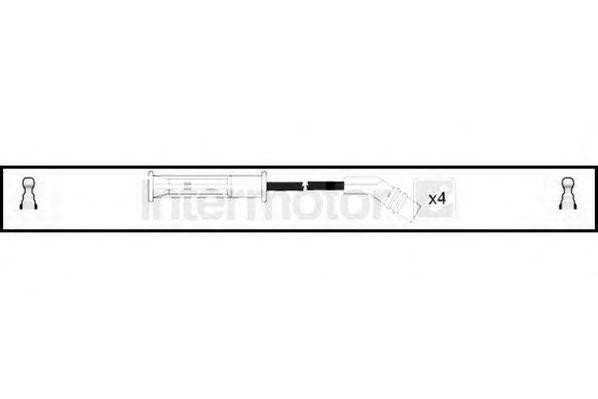Ккомплект проводов зажигания 73931 STANDARD