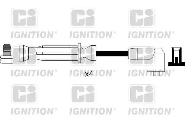 Ккомплект проводов зажигания XC978 QUINTON HAZELL